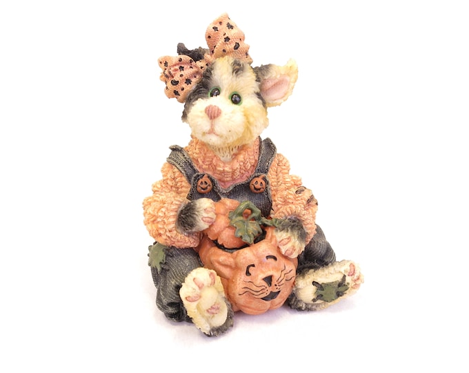 Boyd's The Purrstone Collection Pawlene Prowler..Spooky Treats Style #371000 Halloween Cat