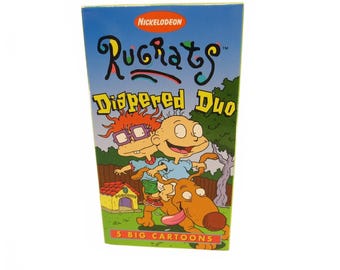 Vintage 1990s Rugrats: Diapered Duo VHS Nickelodeon Nostalgia