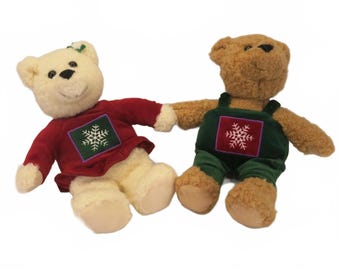 Hallmark Large Christmas Kiss Kiss Bears Set