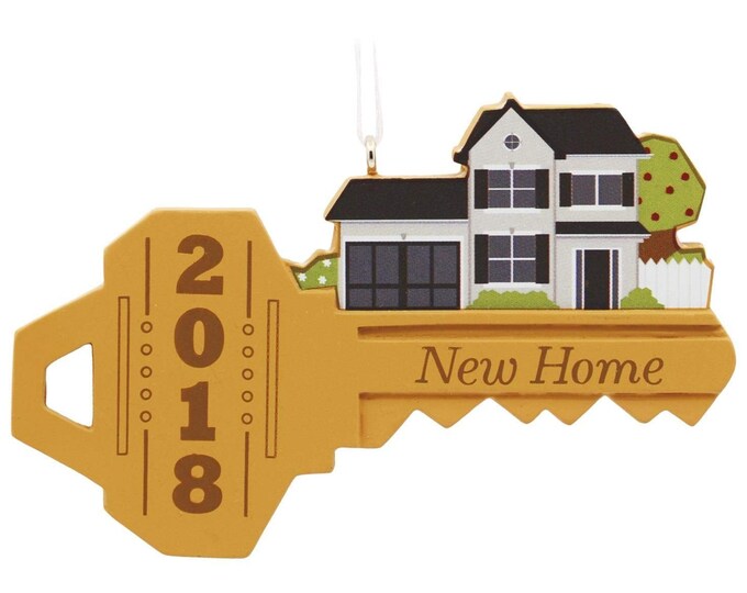 Hallmark 2018 Year Dated Christmas Ornament New Home Key