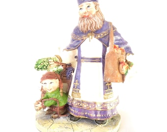 Vintage Santa Claus International Resources SC83 St. Basil Cypress Santa Claus Christmas Decor