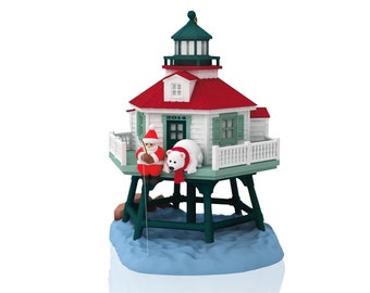 Holiday Lighthouse 3rd In Series Hallmark Keepsake Ornament