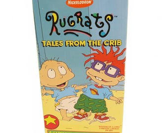 Vintage 1993 Nickelodeon Rugrats “Tales From The Crib” Orange VHS Movie