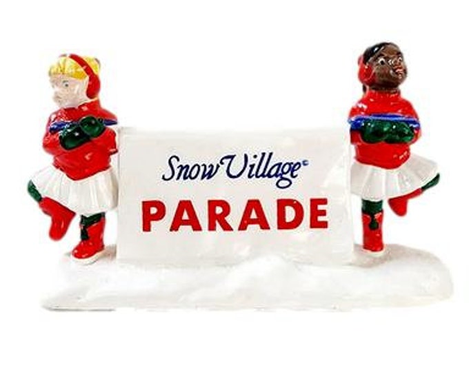 Come Join The Parade #54119 Christmas Snow Village Collection Sign