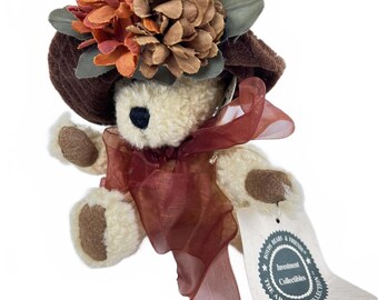 6" Vintage Adeline Bearett Boyd’s Bears and Friends Vintage Teddy Bear in Hat