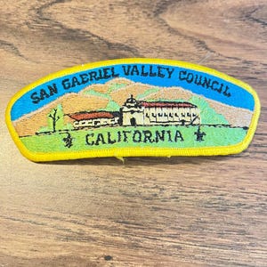 San Gabriel Valley Council California Boy Scouts of America BSA Shoulder Patch