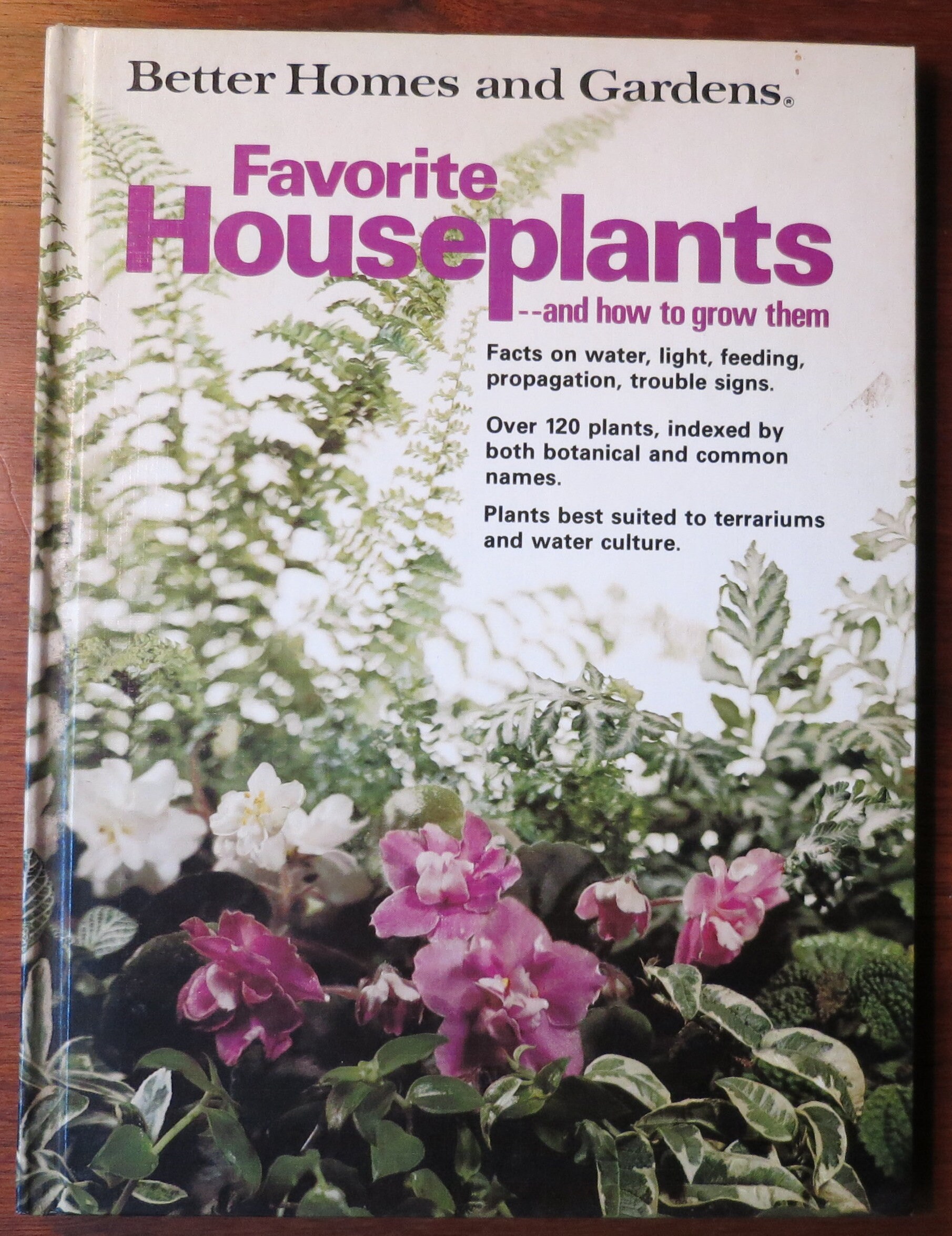 Vintage Better Homes and Gardens Favorite Houseplants Hardcover 1976