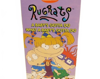 Nickelodeon Rugrats A Babys Gotta Do What a Babys Gotta Do VHS 1993
