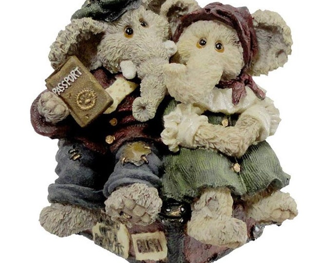 Boyds Bear & Friends Packy and Dermah Trunkspace Packin' Lite Item # 2431 Noah's Ark