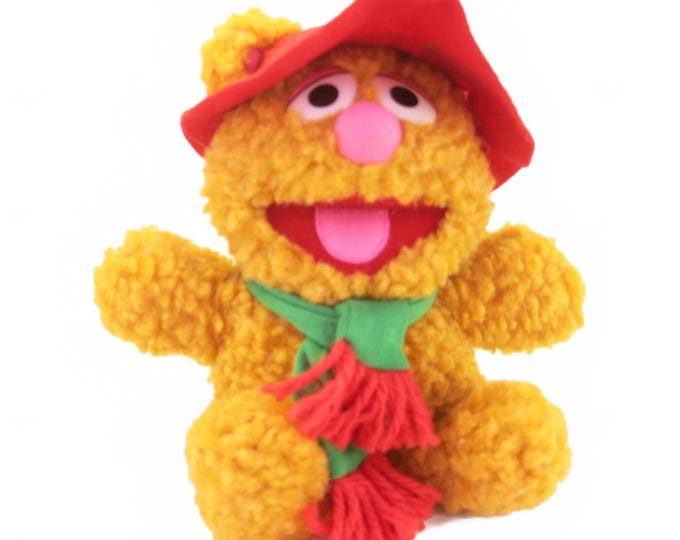 Vintage McDonalds Muppets Baby Fozzie Bear Plush Stuffed Animal 1987