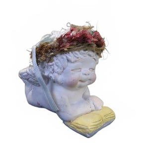 Dreamsicles Cherubs Angel 1995 #DC087 My First Reader Figurine with Book