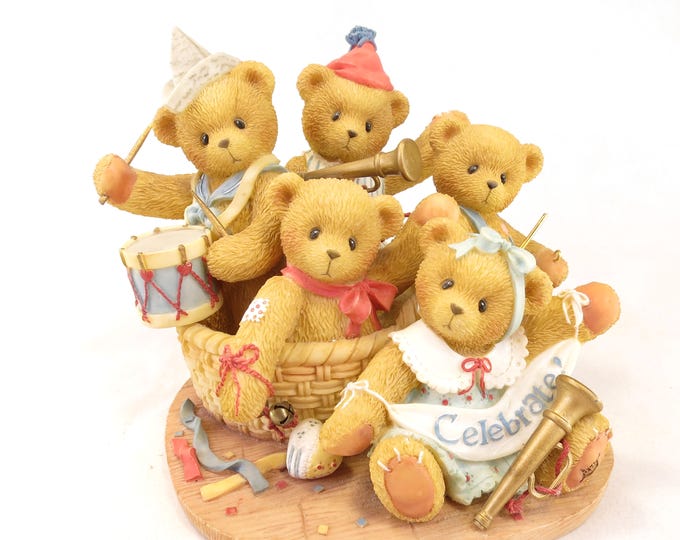 Cherished Teddies "Strike Up The Band and Give Five Cherished Years A Hand" 1996