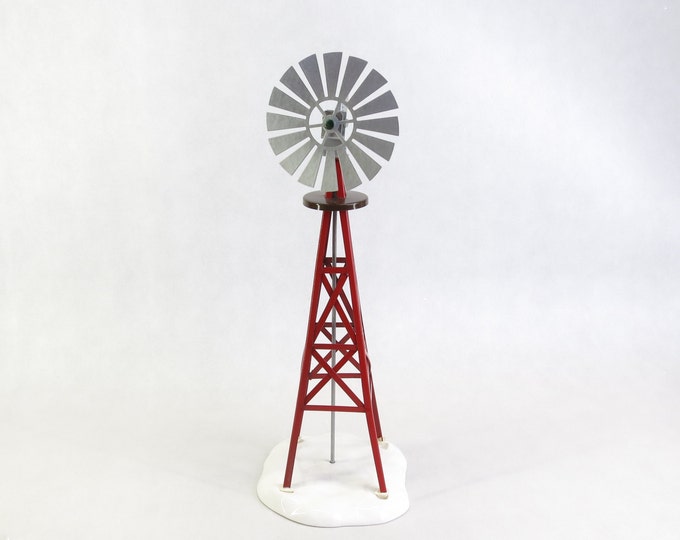 Department 56 Windmill 54569 Metal & Ceramic Snow Village Christmas Dickens Village Collection