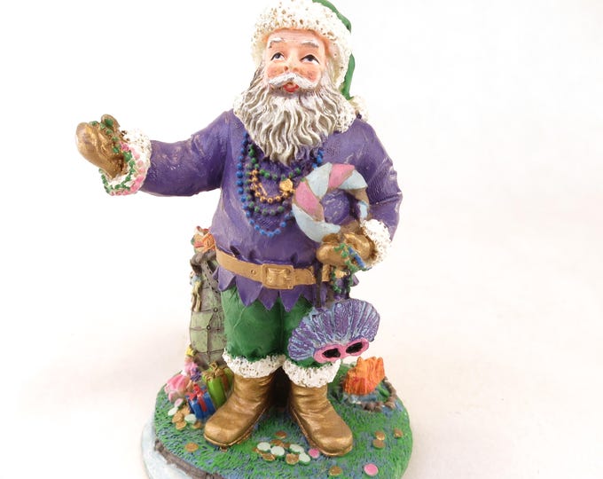 Vintage Santa Claus International Resources Papa Noel New Orleans Santa Claus SC79 6" Christmas Decor