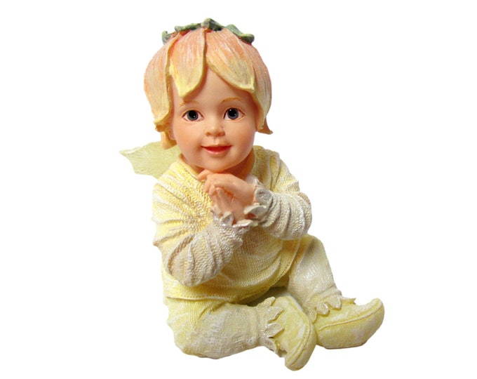 Faerietots by Boyds Baby Fairy Happy Figurine 2.5"