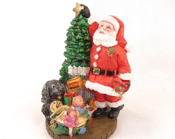 Vintage Santa Claus International Resources San Francisco Santa Claus SC110 4.5" Christmas Decor