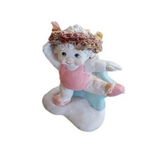 Dreamsicle Ballet Swan Lake 3.5" Cherub Ballerina Angel Figurine Signed