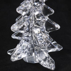 Vintage Silvestri Christmas Tree Crystal Clear Art Glass Christmas Pine ...