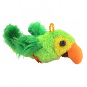 Ramona Toy Corp KC Green Parrot Plush Vintage 7.5&quot; Long