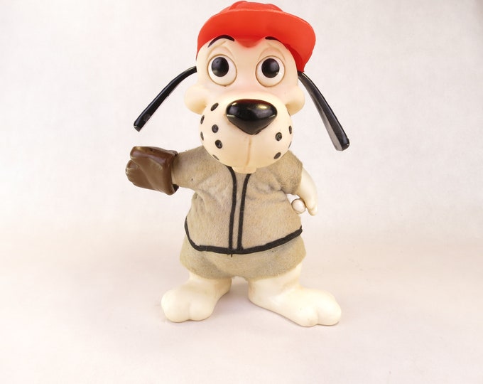 1970s Vintage Roy Des Baseball Dog Plastic Bank 9.5"