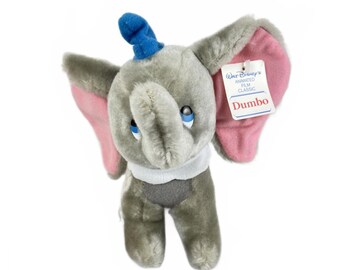 Dumbo Elephant Plush Stuffed Animal Walt Disney's Animated Film Classic Tag