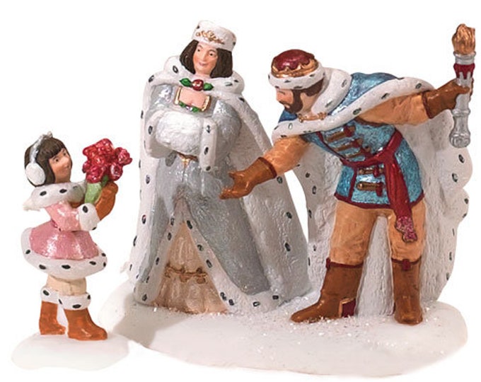 Dept 56 Crystal Ice King & Queen Heritage North Pole Village Accessory 58976