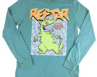 Old Navy Reptar Graphic Long Sleeve T-Shirt Size Small