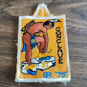 1975 Spring Conclave Shawnee Lodge 51 BSA Boy Scouts of America Patch
