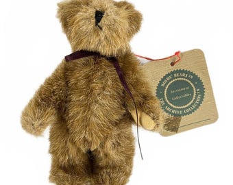 Vintage 1990 Boyd’s Bear Plush Investment Collectables 6" Jointed