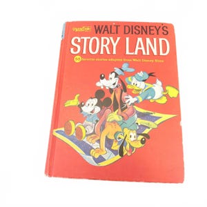 Walt Disney&#39;s Story Land Book Includes 55 Children Stories from Disney 1962
