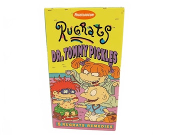 Vintage 90's Nickelodeon Rugrats Dr Tommy Pickles VHS