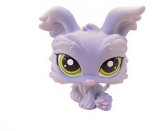 Hasbro Littlest Pet Shop Purple Scruffy Dog LPS Pet Collectible