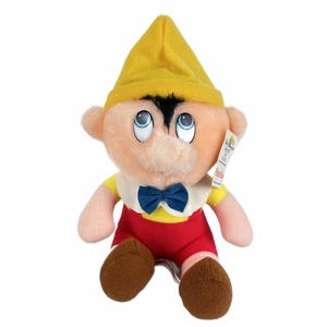 Vintage Disney Pinocchio Plush 80s Collectible with Tag Disneyana