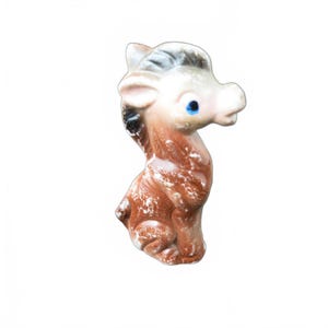 Kitsch Donkey Statue Figurine from the 40&#39;s Vintage Ceramic