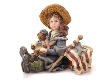 Boyds Dollstone Yesterday's Child Betsy with Edmund #3503 Vintage 1995