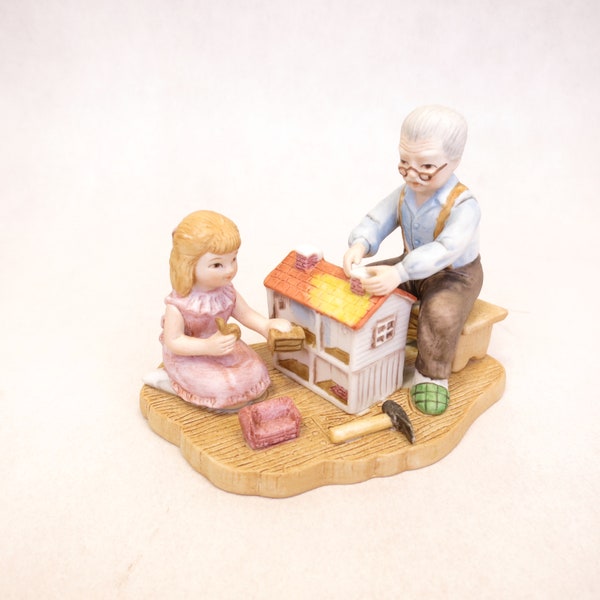 Lefton Nostalgic Memories Figurine Porcelain Building Dollhouse Item #03987 Circa 1983