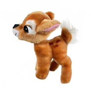Vintage Disney Bambi Fawn Plush Deer Walt Disney Made in Korea 7”