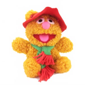Vintage McDonalds Muppets Baby Fozzie Bear Plush Stuffed Animal 1987