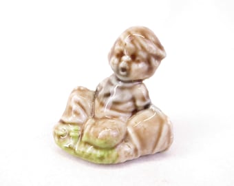 Vintage Wade Whimsies Miniature Ceramic Glazed Jack, Nursery Rhymes Series Figurine - Kitsch