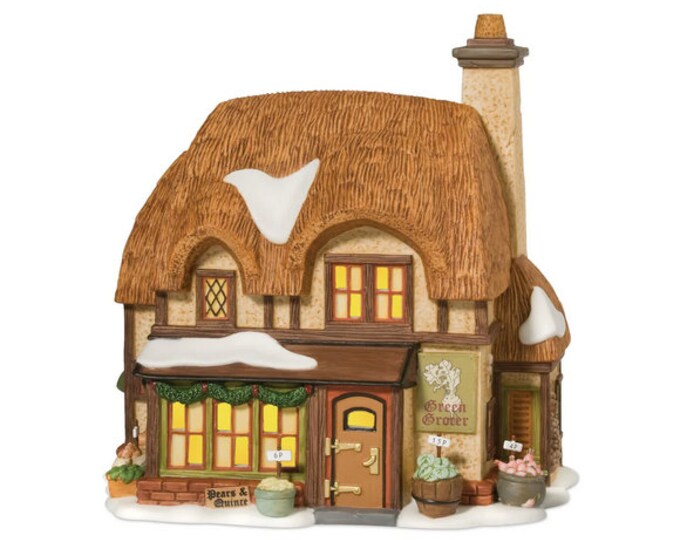 Department 56 Green Grocer 808856 Dickens Village Series