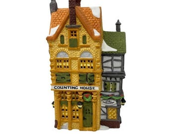 Department 56 Heritage Village 1988 Silas Thimbleton Barrister Counting 59021