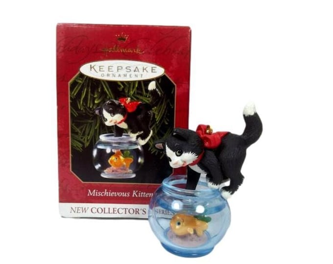 Mischievous Kittens #1 1999 Hallmark Keepsake Ornament QX6427