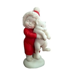 Snowbabies "Totally Huggable" with Animal Department 56 Item #67530