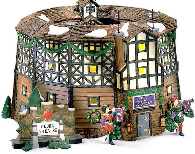 Department 56  The Old Globe Theatre 58501 Christmas Dickens Village, Heritage Village Collection