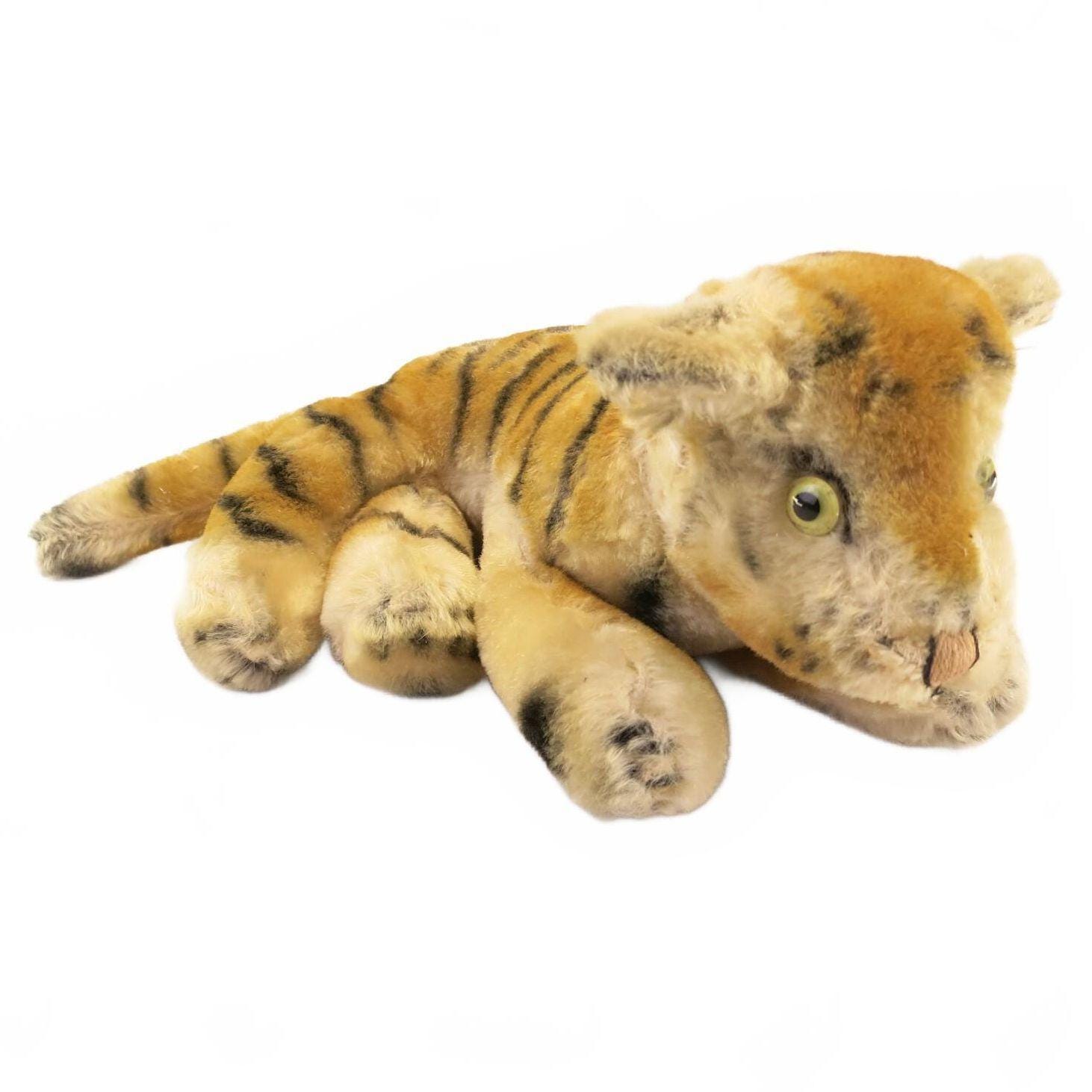 アンティーク タイガーのぬいぐるみ Antique Stuffed Tiger - Etsy