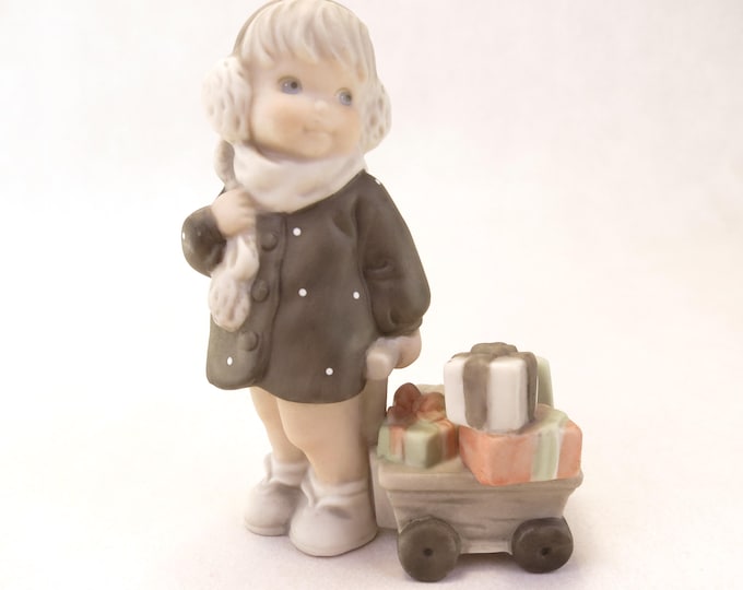 Pretty as a Picture 1996 Vintage Kim Anderson's 184721 Friendship Is A Forever Gift Christmas Enesco