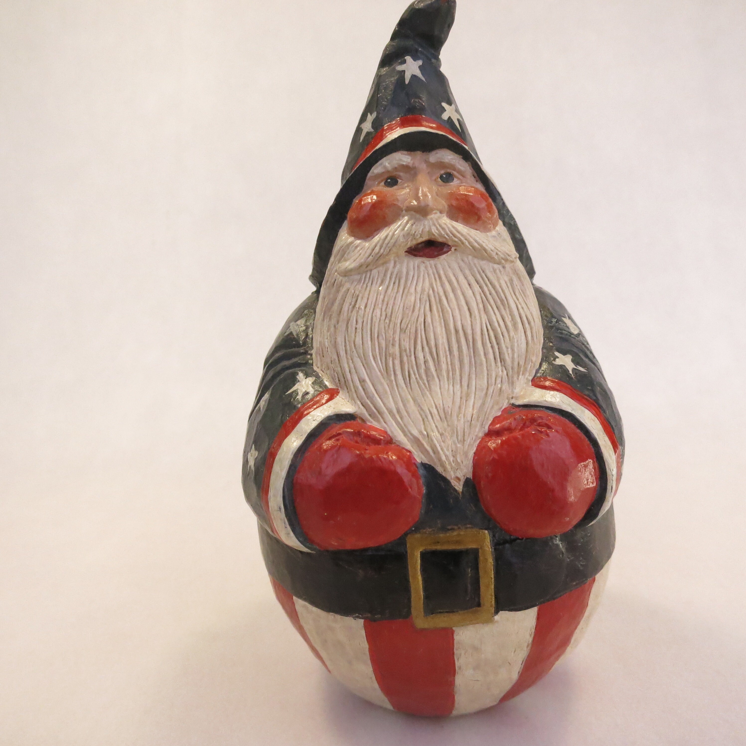 1994 House of Hatten USA Santa Stars and Stripes 6 tall