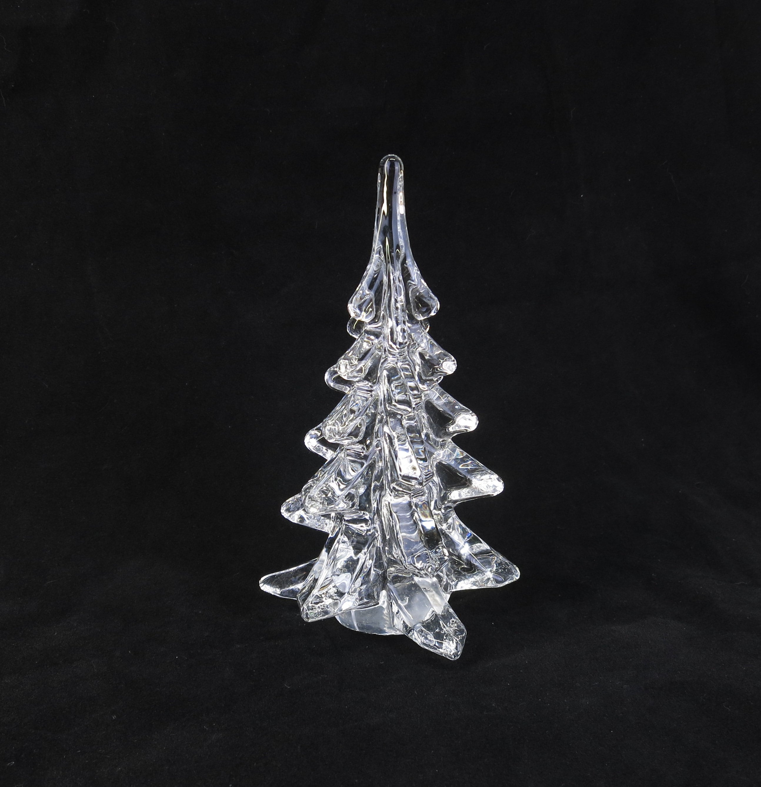 Crystal Christmas Tree. Clear Art Glass Art Spruce Tree. 6 Tall Pine. –  Anything Discovered