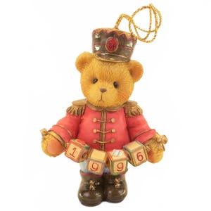 Cherished Teddies &quot;Toy Soldier&quot; Ornament Vintage Dated 1996 Enesco  Figure
