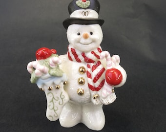 2007 Snowy Treats Frosty the Snowman Porcelain Annual Ornament by Lenox